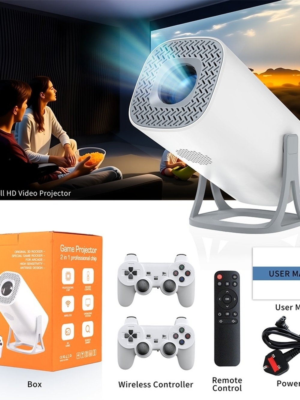 Portable Mini Projector Package - Picture 3 of 5